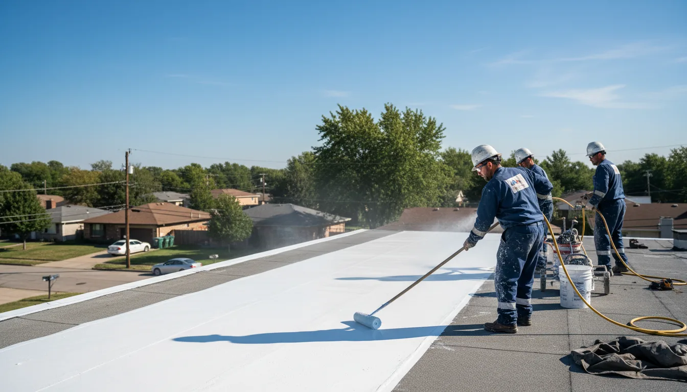 Commercial roof coating in Mendota, VA near me